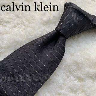 カルバンクライン(Calvin Klein)の【人気ブランド】カルバンクライン calvin klein ネクタイ ブラック(ネクタイ)