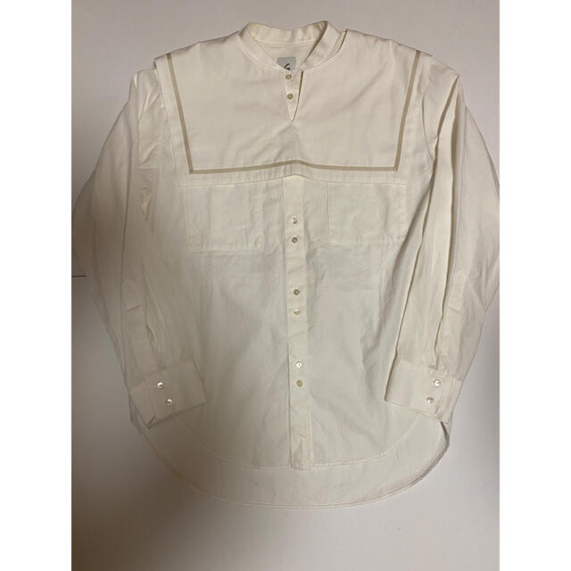 BEAUTY&YOUTH UNITED ARROWS(ビューティアンドユースユナイテッドアローズ)の6 ROKUCOTTON SAILOR COLLAR BLOUSE レディースのトップス(シャツ/ブラウス(長袖/七分))の商品写真