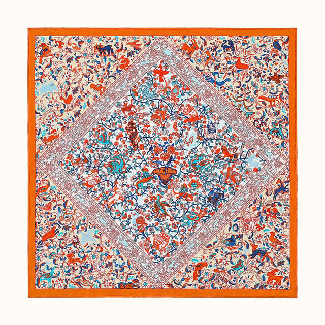 HERMES エルメス ガヴロッシュ シルクの庭-