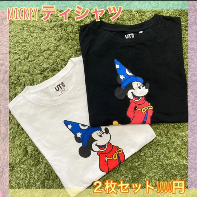 UNIQLO(ユニクロ)のUNIQLO ミッキー   ティシャツ レディースのトップス(Tシャツ(半袖/袖なし))の商品写真