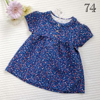 ザラキッズ(ZARA KIDS)の新品♡zara baby 花柄ワンピース(ワンピース)