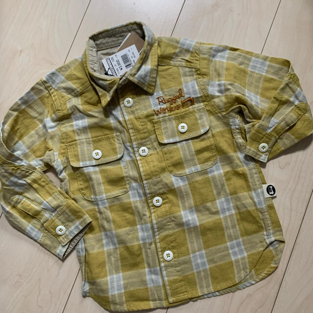 RUGGEDWORKS(ラゲッドワークス)のRUGGEDWORKS チェックシャツ　キッズ キッズ/ベビー/マタニティのキッズ服男の子用(90cm~)(ブラウス)の商品写真