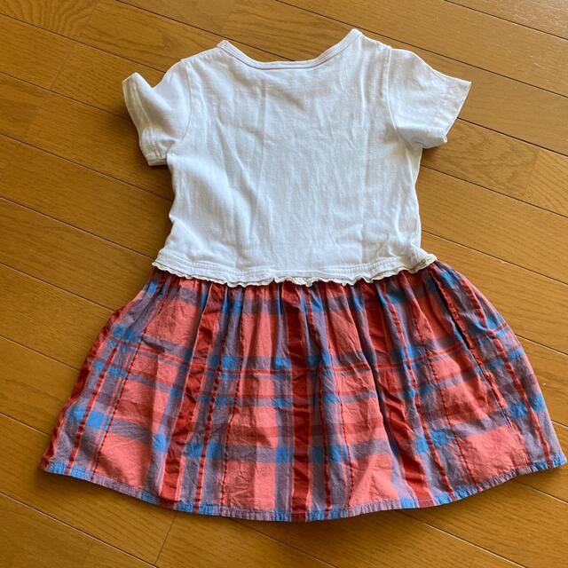 Donkey Jossy(ドンキージョシー)のDonkey Jossy 女の子　半袖　ワンピース　120cm キッズ/ベビー/マタニティのキッズ服女の子用(90cm~)(ワンピース)の商品写真