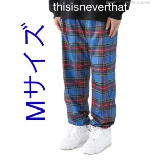 超人気 thisisneverthat Tartan Check Pant(ワークパンツ/カーゴパンツ)