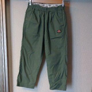 ディッキーズ(Dickies)の【美品】Dickies/9分丈パンツ/カーキ/150cm(パンツ/スパッツ)