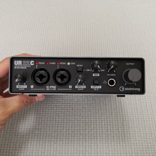 Steinberg UR22C オーディオインターフェース 楽器のDTM/DAW(オーディオインターフェイス)の商品写真