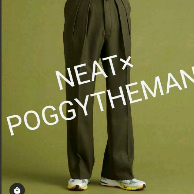 COMOLI(コモリ)のNEAT×POGGYTHEMAN フレア パンツ スラックス ベージュ メンズのパンツ(スラックス)の商品写真