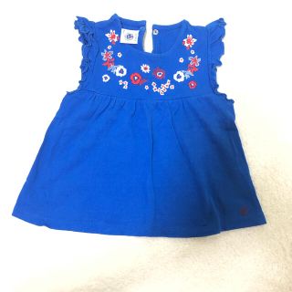 プチバトー(PETIT BATEAU)のプチバトー　ノースリーブ　トップス　80(その他)