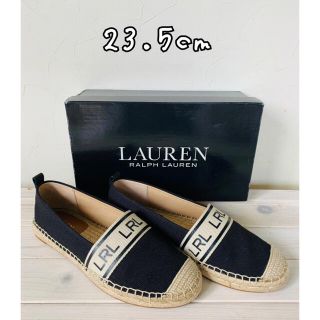 ラルフローレン(Ralph Lauren)の☺︎Ralph Laurenロゴテープスリッポン レディース23.5cm(スリッポン/モカシン)