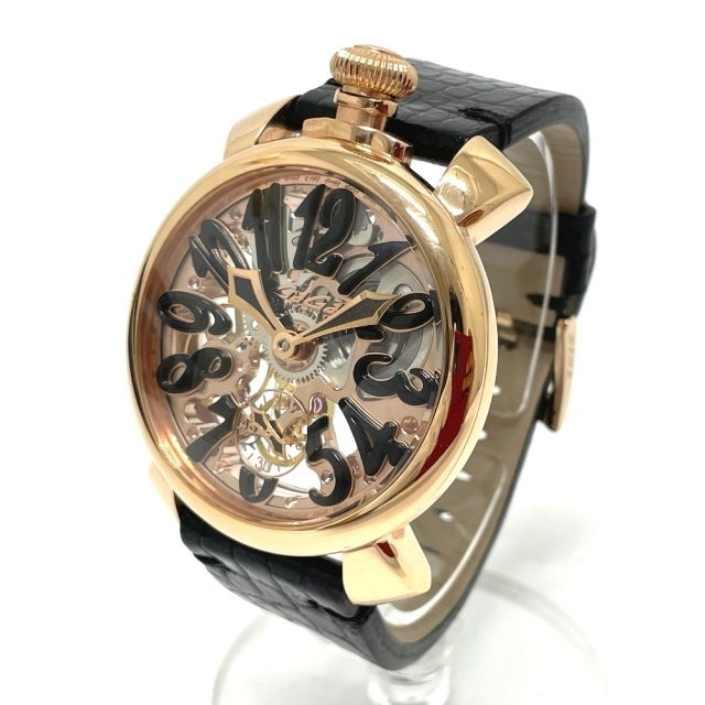 ガガミラノ 5311.02 スケルトン マヌアーレ48 メンズ腕時計