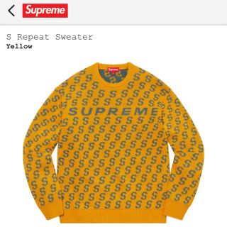 シュプリーム(Supreme)のSupreme S Repeat Sweater "Yellow"(ニット/セーター)