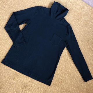 カーリーコレクション(Curly Collection)の送料込！サイズ2 カーリー　べシックハイネックTシャツ黒ポケット付き(Tシャツ/カットソー(七分/長袖))