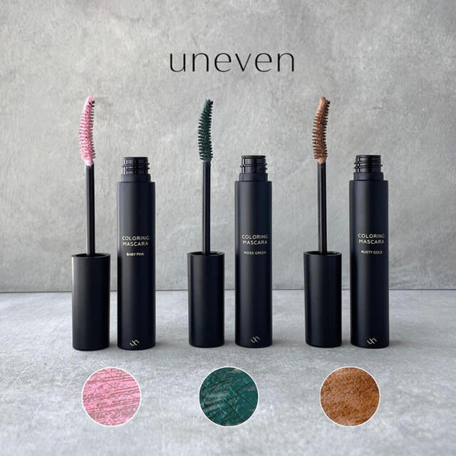 【新品】uneven (アニヴェン) カラーリングマスカラ サンドベージュ コスメ/美容のベースメイク/化粧品(マスカラ)の商品写真