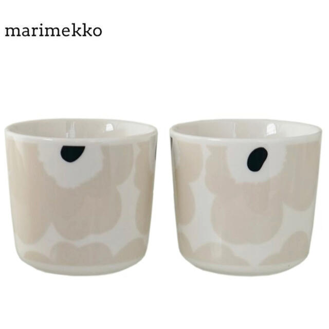 marimekko(マリメッコ)の［新品］マリメッコ＊ウニッコ　ラテマグ2個セット インテリア/住まい/日用品のキッチン/食器(グラス/カップ)の商品写真