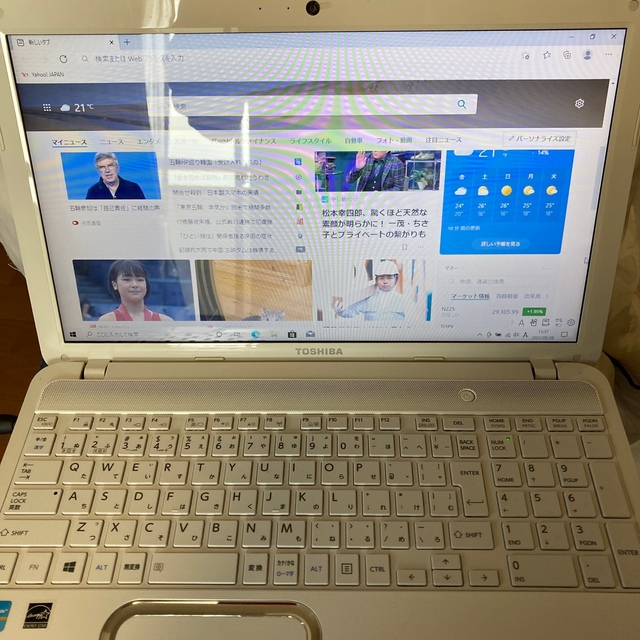ノートPC DynaBook T552ホワイトCore™ i7 無線WiFi - ノートPC