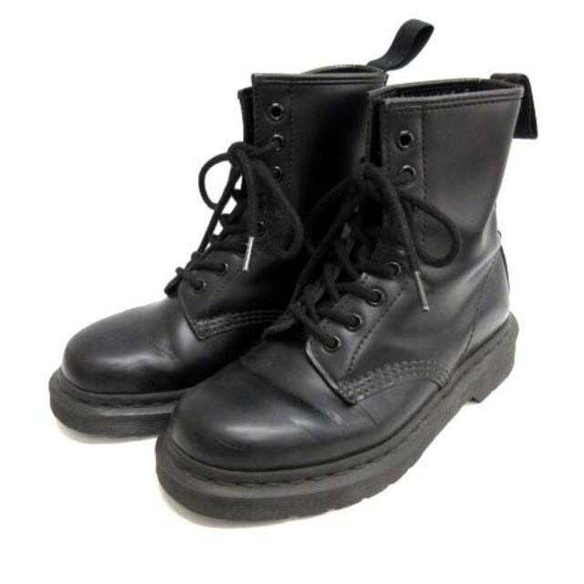 Dr.Martens(ドクターマーチン)のドクターマーチン UK4 23cm MONO ショートブーツ 8ホール 黒  レディースの靴/シューズ(ブーツ)の商品写真