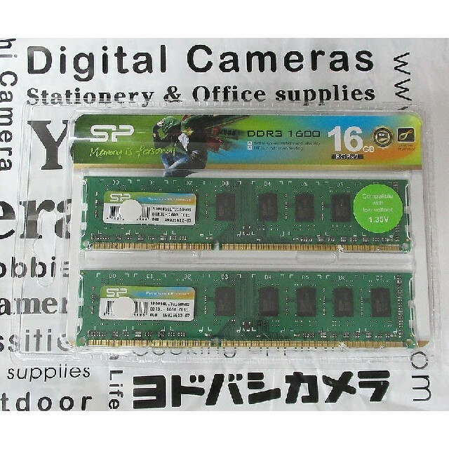 メモリ DDR3L-1600 8GB×2=16GB
