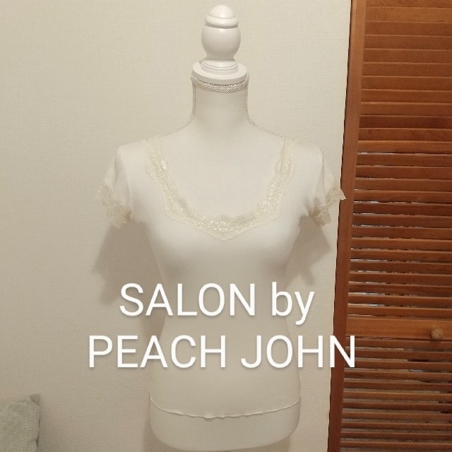 SALON(サロン)のSALON by PEACH JOHN⚪️半袖　レース付き レディースの下着/アンダーウェア(その他)の商品写真