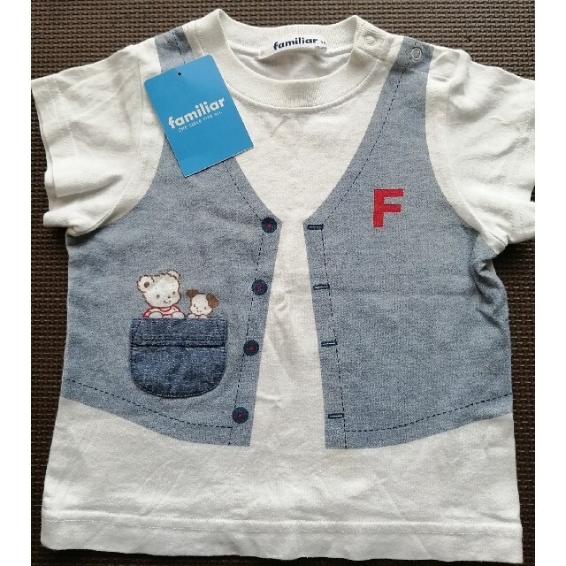 familiar(ファミリア)の専用3点　ファミリアTシャツ90 キッズ/ベビー/マタニティのキッズ服男の子用(90cm~)(Tシャツ/カットソー)の商品写真