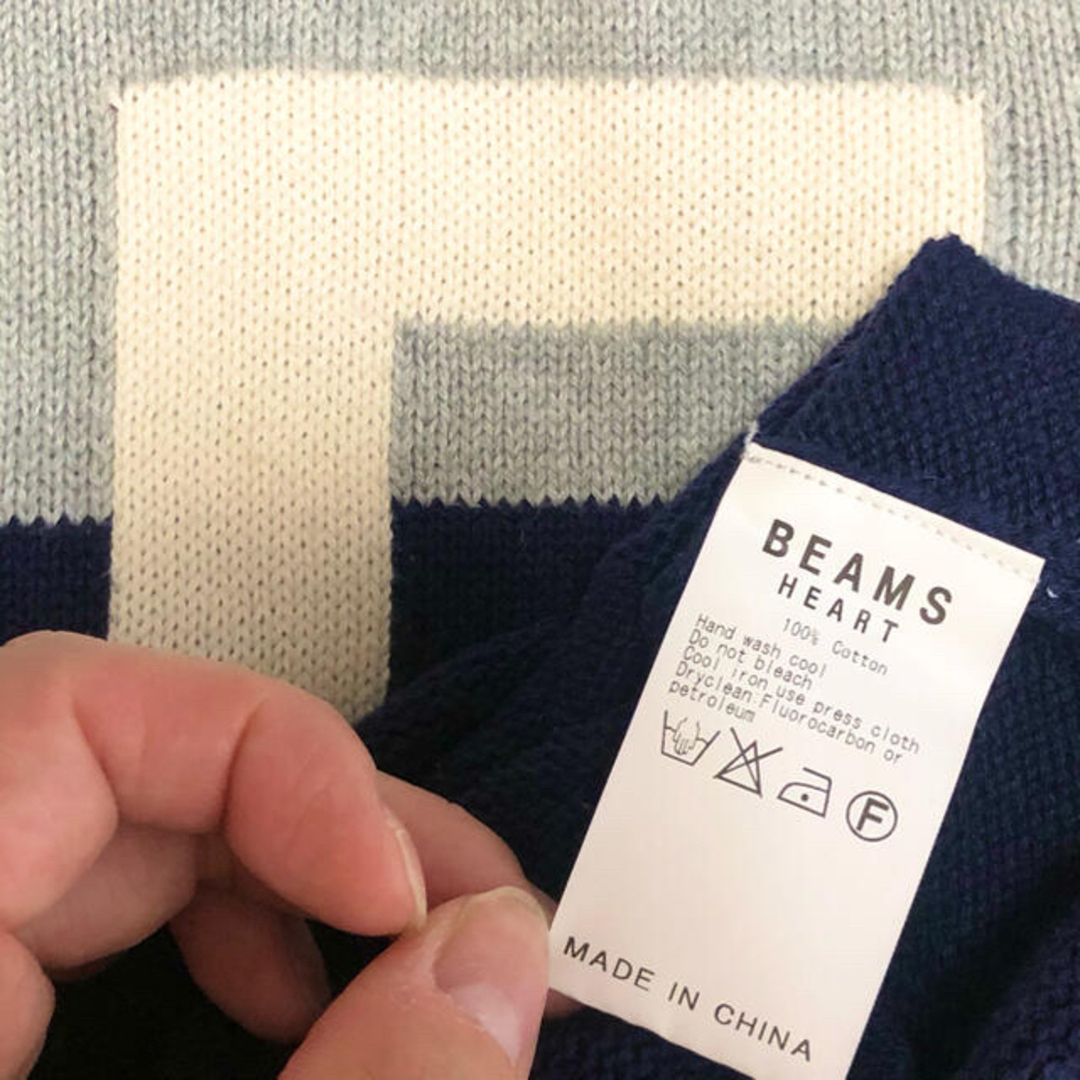 BEAMS(ビームス)のBEAMS HEART レディース ロゴニット セーター レディースのトップス(ニット/セーター)の商品写真
