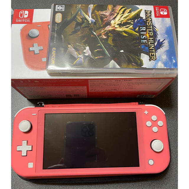 任天堂　switch lite モンスターハンターライズセット