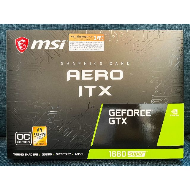 【新品未開封】GTX1660 SUPER AERO ITX OC