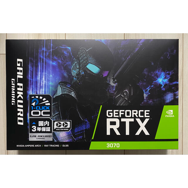 玄人志向 GeForce RTX 3070 GALAKURO GAMINGゲーミング