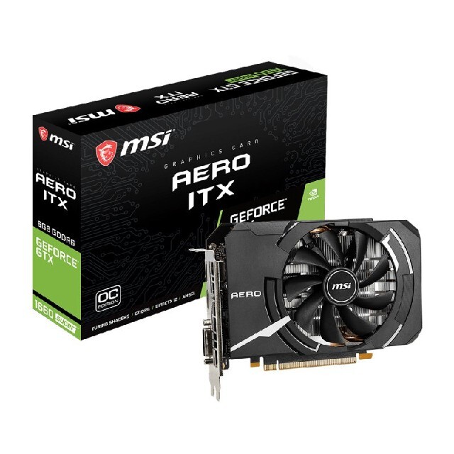 新品未開封 MSIGeForce GTX 1660 SUPER AERO ITX