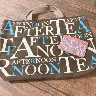 アフタヌーンティー(AfternoonTea)のafternoon tea ナイロントートバッグ+パスケース(トートバッグ)