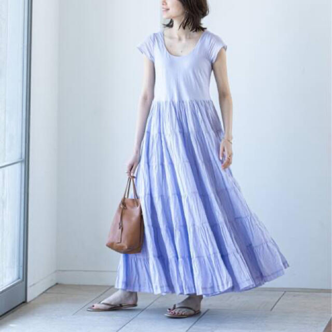 NOBLE 【MARIHA】 草原の虹のドレス　ブルー