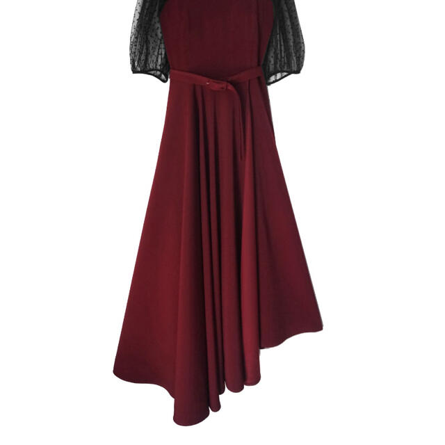 【値下げ】ドレス　ワンピース　パーティドレス　ブラック レディースのフォーマル/ドレス(ロングドレス)の商品写真