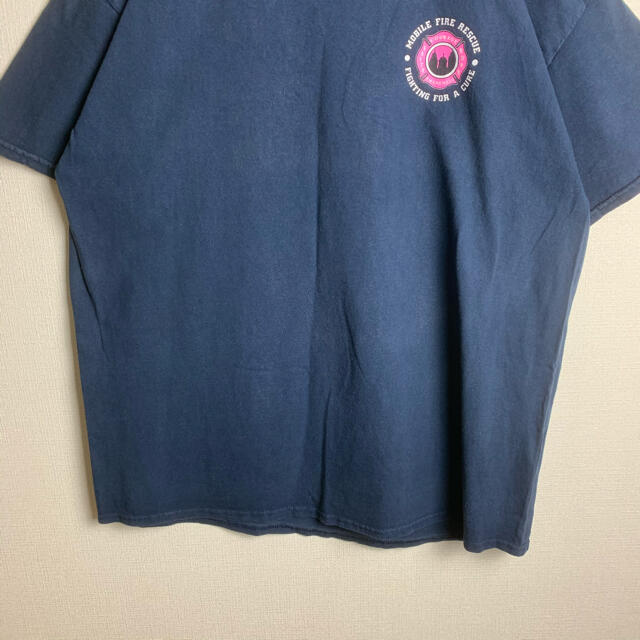 US ビンテージ 古着 企業 レスキュー隊 ロゴ オーバーサイズ 半袖 Tシャツ メンズのトップス(Tシャツ/カットソー(半袖/袖なし))の商品写真