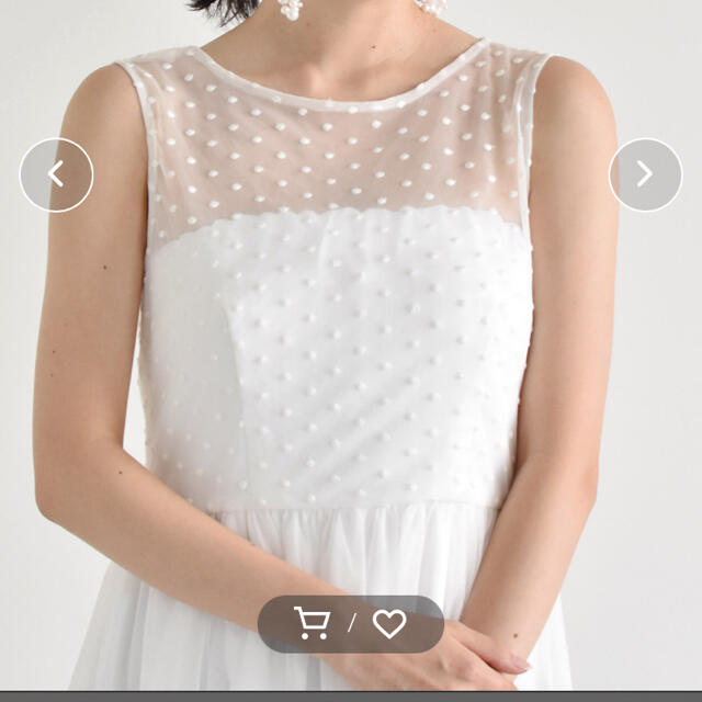 kaene ドット×スカラップ ロングドレス | thebasehealth.com.au