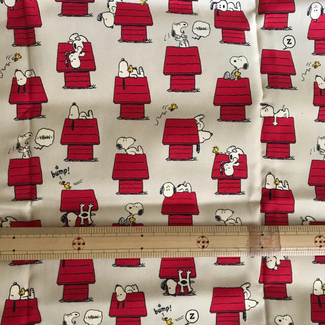 SNOOPY スヌーピー 布 cotton fabric 60s vintage