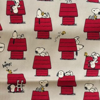 スヌーピー(SNOOPY)のスヌーピー布　生地　ハンドメイド(生地/糸)