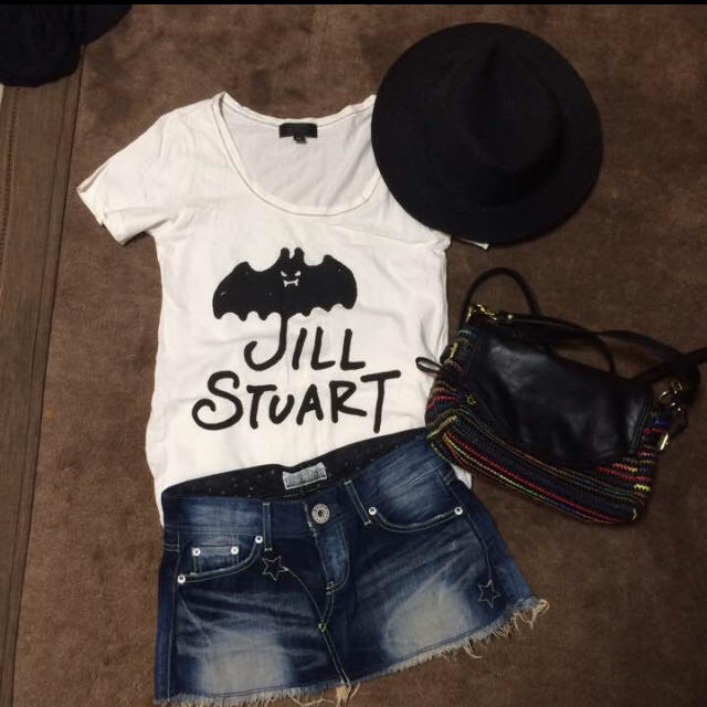 JILLSTUART(ジルスチュアート)のJILL STUART 白Tシャツワンピ レディースのワンピース(ひざ丈ワンピース)の商品写真