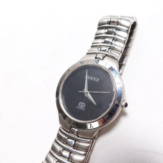 Gucci(グッチ)の■GUCCI　腕時計　クラシック　ブラック メンズの時計(腕時計(アナログ))の商品写真