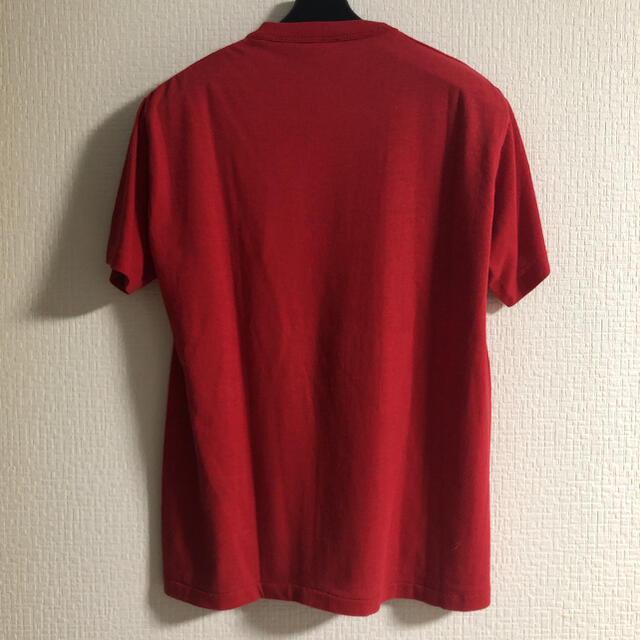 80’s Vintage Tシャツ　赤　レッド　ラメ　コットン　ポリエステル メンズのトップス(Tシャツ/カットソー(半袖/袖なし))の商品写真