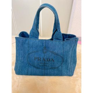 プラダ(PRADA)のPRADA プラダ カナパ デニムバック (ハンドバッグ)