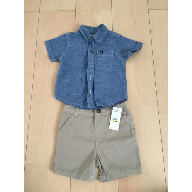 Calvin Klein(カルバンクライン)のシャツと半ズボン キッズ/ベビー/マタニティのベビー服(~85cm)(シャツ/カットソー)の商品写真