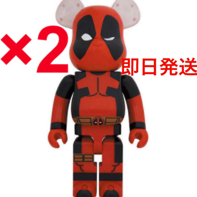 MEDICOM TOY(メディコムトイ)のBE@RBRICK DEADPOOL 1000％ 2個　新品 未開封 エンタメ/ホビーのフィギュア(その他)の商品写真