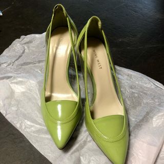 ナインウエスト(NINE WEST)のNINE WEST ハイヒール　黄緑　24.5cm(ハイヒール/パンプス)