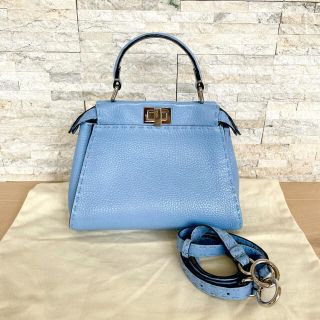 フェンディ(FENDI)の★専用ページ★ フェンディ　ミニ　ピーカブー　セレリア　ライト　ブルー(ハンドバッグ)