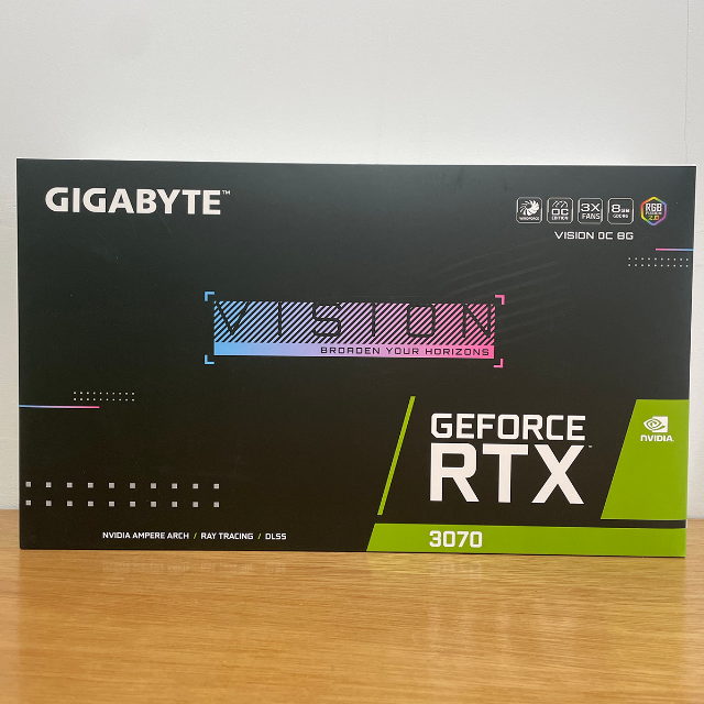 新作ウエア 【新品/RTX3070】 OC VISION GIGABYTE PCパーツ
