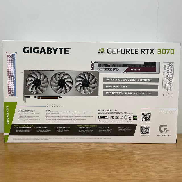 【新品/RTX3070】 GIGABYTE VISION OC