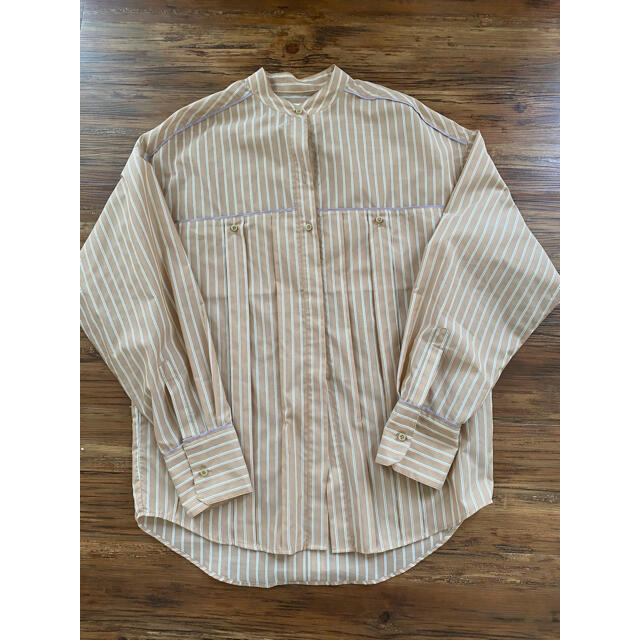 【未使用品】TODAYFUL オーガンジーストライプシャツ TODAYFUL - TODAYFUL オーガンジーストライプシャツの通販 by