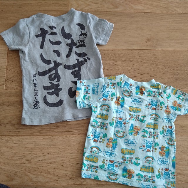 BANDAI(バンダイ)の☆専用☆アンパンマン Tシャツ✕２枚 キッズ/ベビー/マタニティのキッズ服男の子用(90cm~)(Tシャツ/カットソー)の商品写真