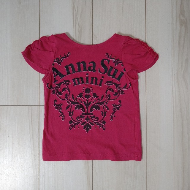 ANNA SUI mini(アナスイミニ)の【値下】ANNA SUI MINI（90サイズ）Tシャツ キッズ/ベビー/マタニティのキッズ服女の子用(90cm~)(Tシャツ/カットソー)の商品写真