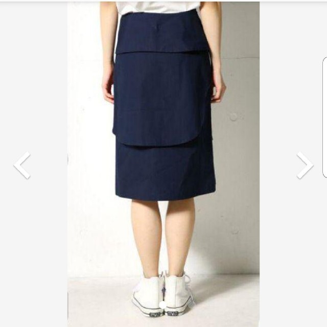 AZUL by moussy(アズールバイマウジー)の新品☆AZUL BY MOUSSY  腰巻きリボンスカート レディースのスカート(ひざ丈スカート)の商品写真