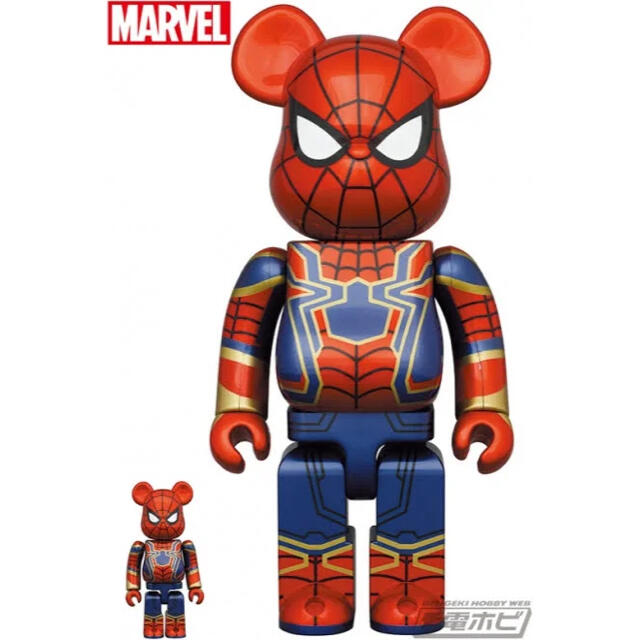 その他BE@RBRICK IRON SPIDER 100% & 400% ベアブリック